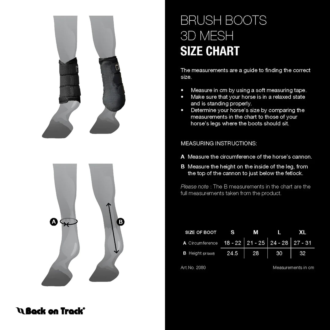 3D Mesh Splint Boots | Brushing Boots