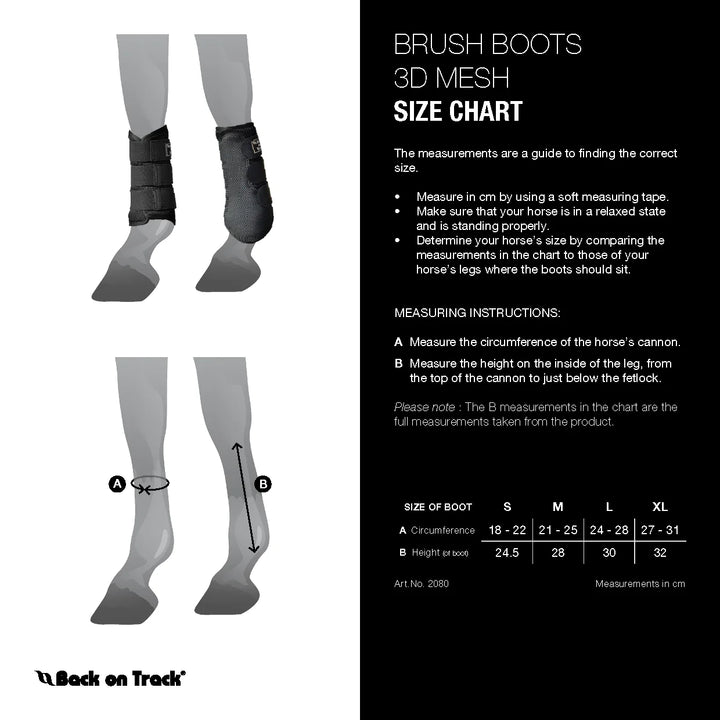 3D Mesh Splint Boots | Brushing Boots