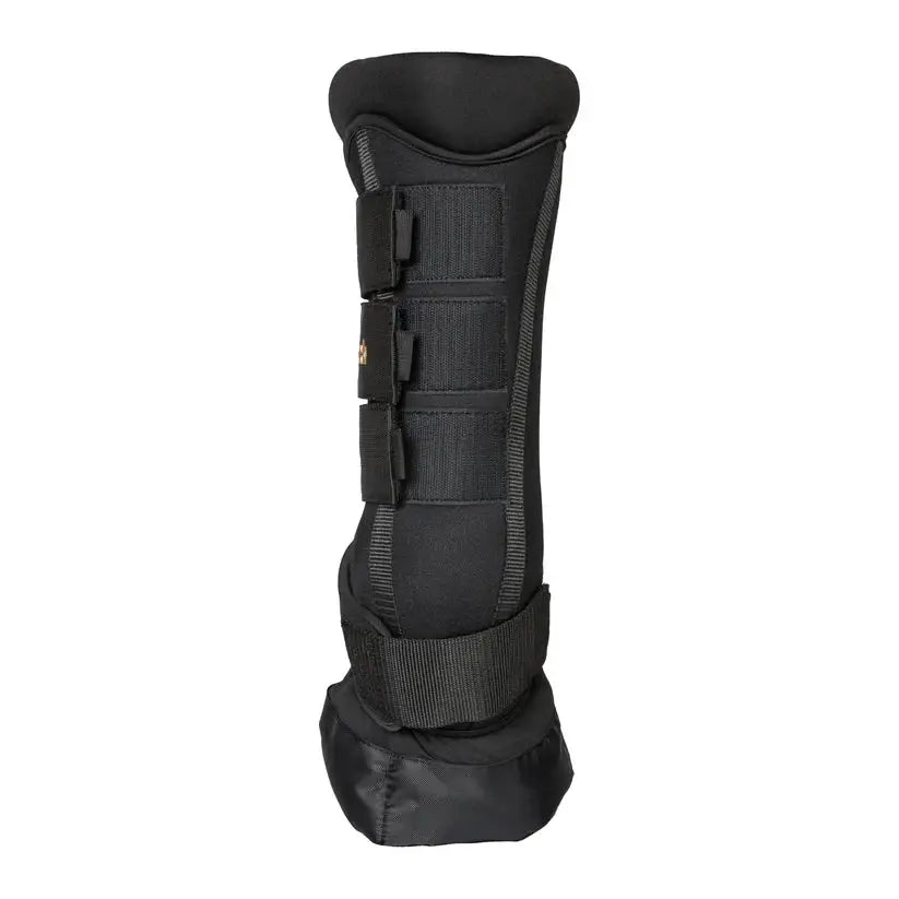 Deluxe Royal Quick Wraps with Welltex® technology in black, featuring adjustable straps for optimal fit and support. Ideal for therapy, recovery, and prevention of joint and tendon issues.