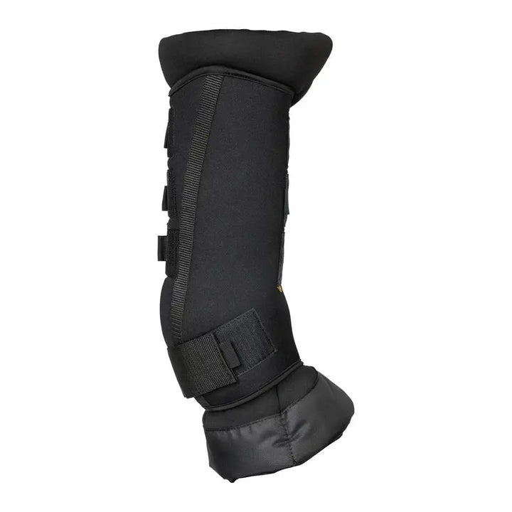 Deluxe Royal Quick Wraps with Welltex® technology in black, designed for knee support, recovery, and prevention of joint and tendon issues.