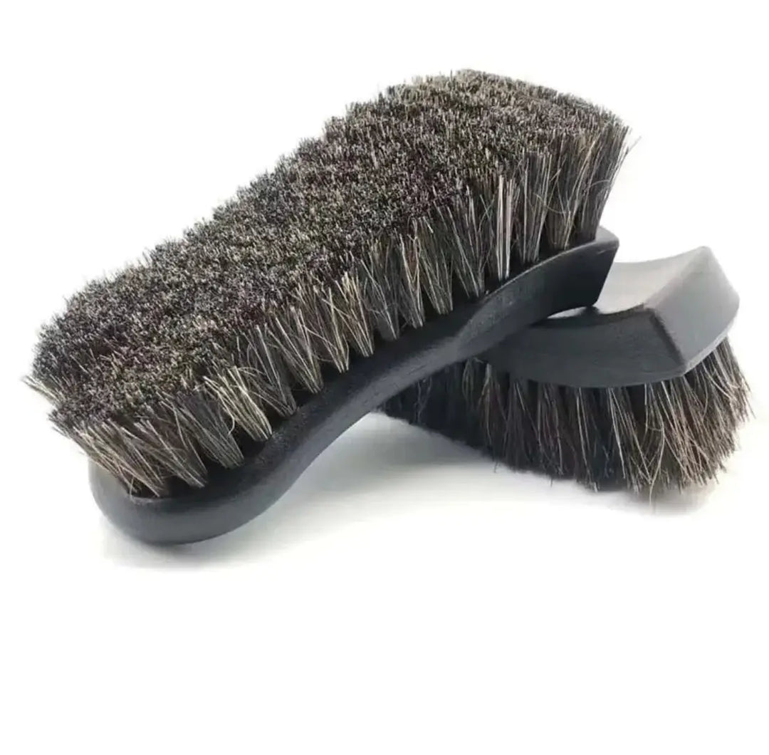 Soft Horse Scrub Brush with durable bristles and ergonomic handle, ideal for washing and grooming horses effectively.