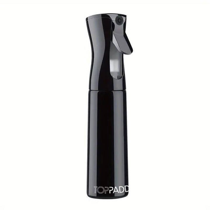 Top Paddock Misting Bottle in sleek black design, ideal for achieving flawless quarter marks with ultra-fine mist application.
