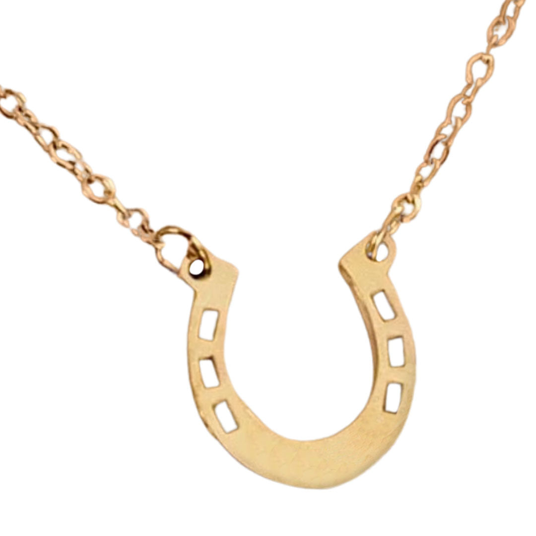 Good Luck Horseshoe Necklace
