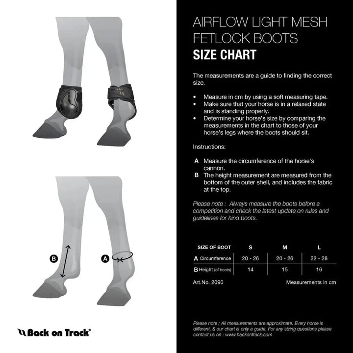 Airflow Jumping Fetlock Boots - Top Paddock
