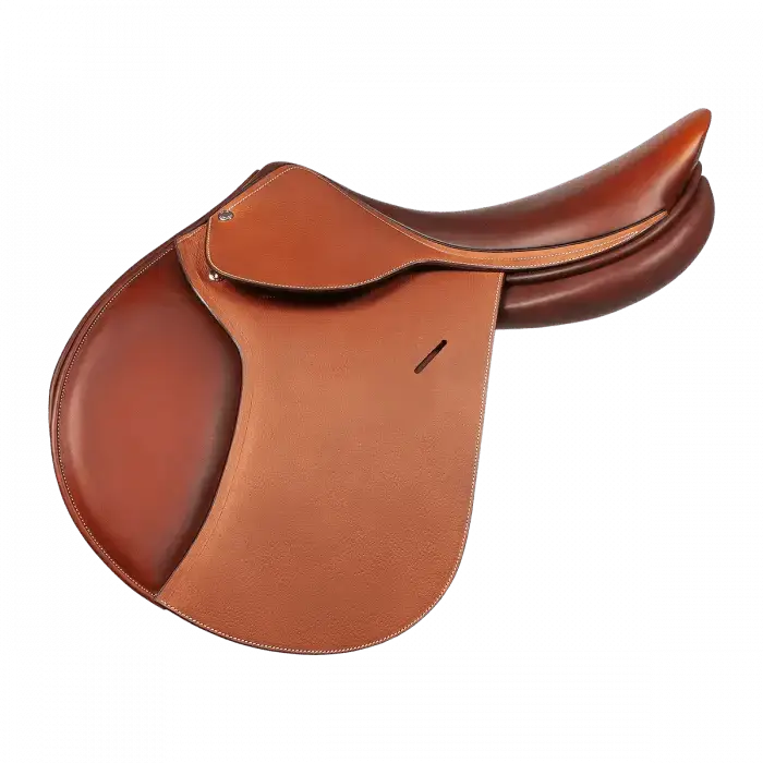 Butet Classic Jump Saddle in premium leather, designed for optimal performance and comfort. Custom-made jumping saddle for equestrian sports.