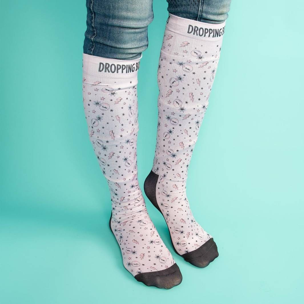 Dropping Bombs Compression Riding Socks - Top Paddock
