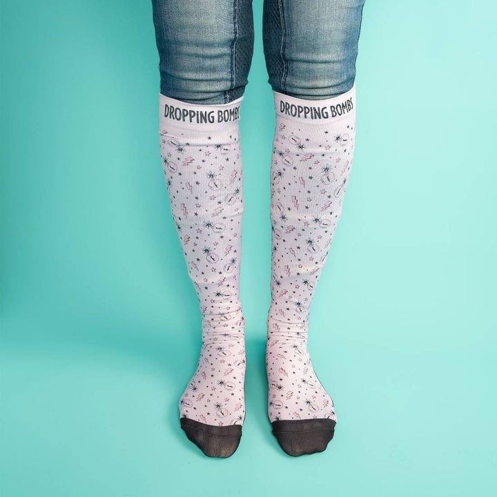 Dropping Bombs Compression Riding Socks - Top Paddock