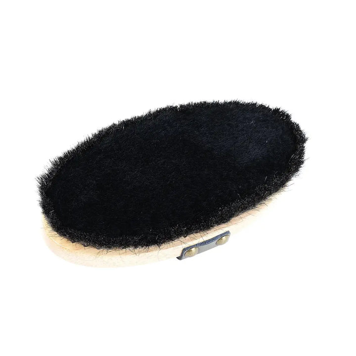 Close-up of the soft black bristles on the Dazzle brush from the Ultimate Brush Kit.