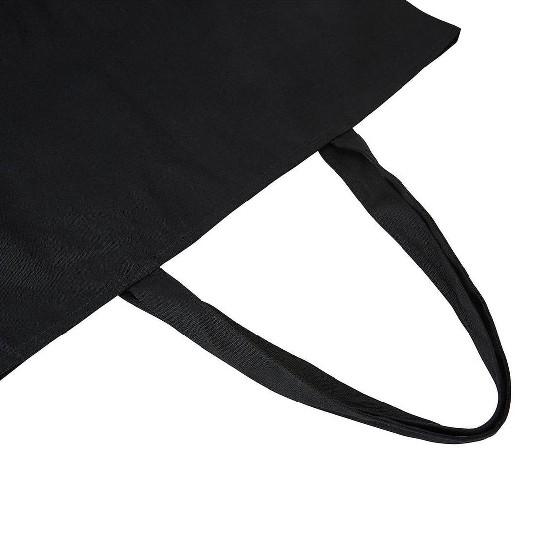 Close-up of the Top Paddock Equestrian Oversized Tote Bag's durable black handles, designed for comfortable carrying and long-lasting use.