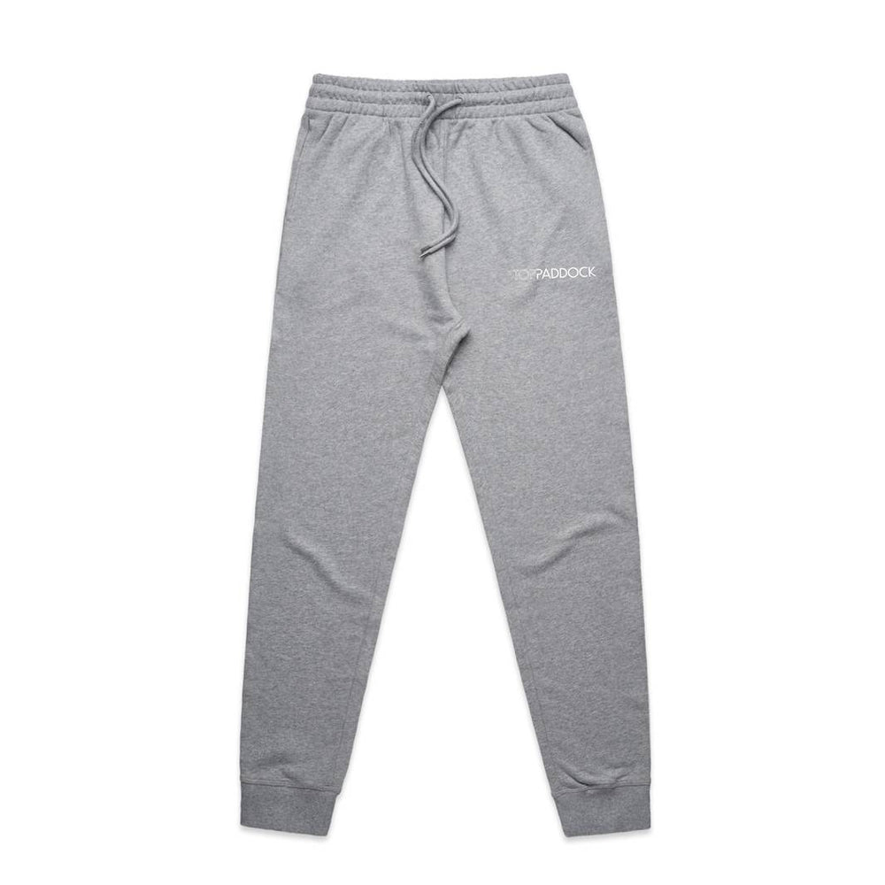 Top Paddock Terry Cotton Track Sweat Pants in grey