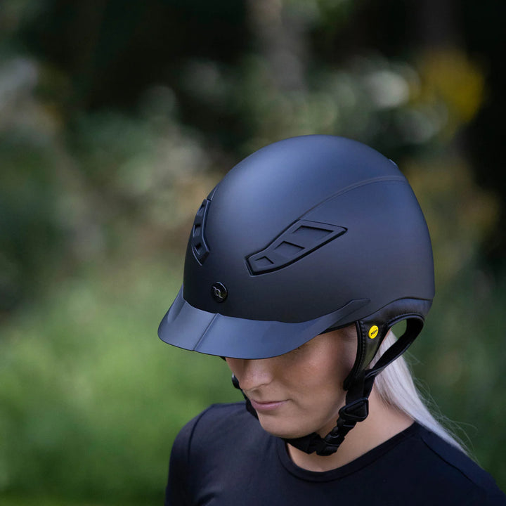 Back On Track Helmet with MIPS -  Lynx II Smooth Top Riding Helmet