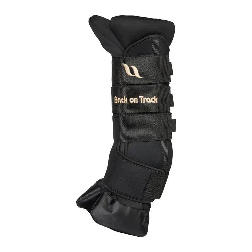 Deluxe Royal Quick Wraps with Welltex® technology in black, featuring adjustable straps for optimal comfort and support. Ideal for therapy, recovery, and prevention of joint and tendon issues.