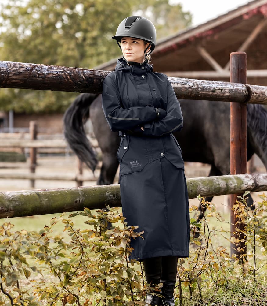 ELT Fehmarn Long Riding Raincoat | equestrian raincoat | Top Paddock
