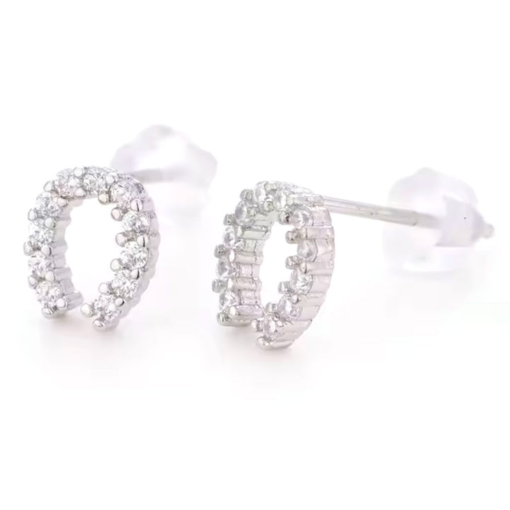 Good Luck Horseshoe Stud Earrings