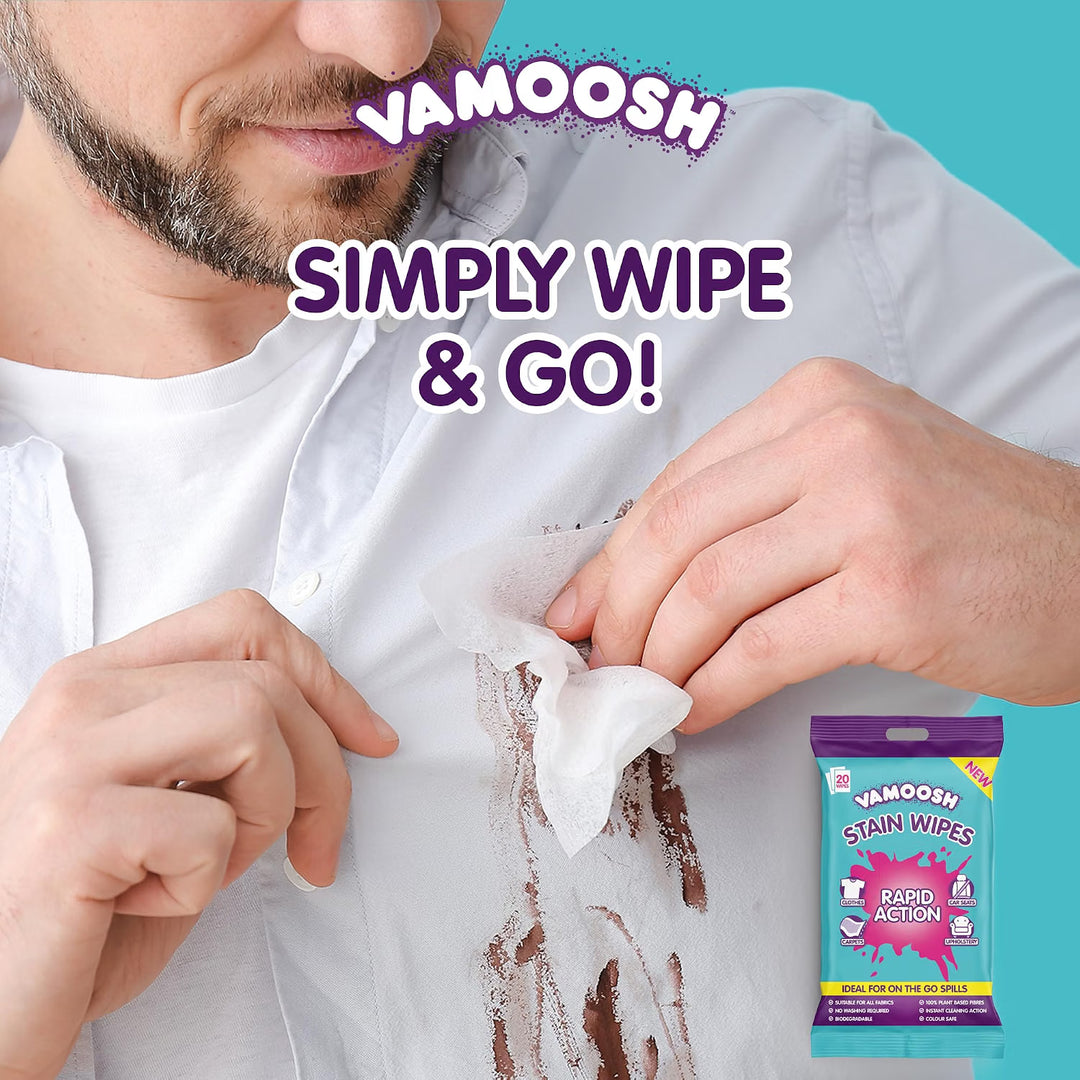 Vamoosh Rapid Action Stain Remover Wipes