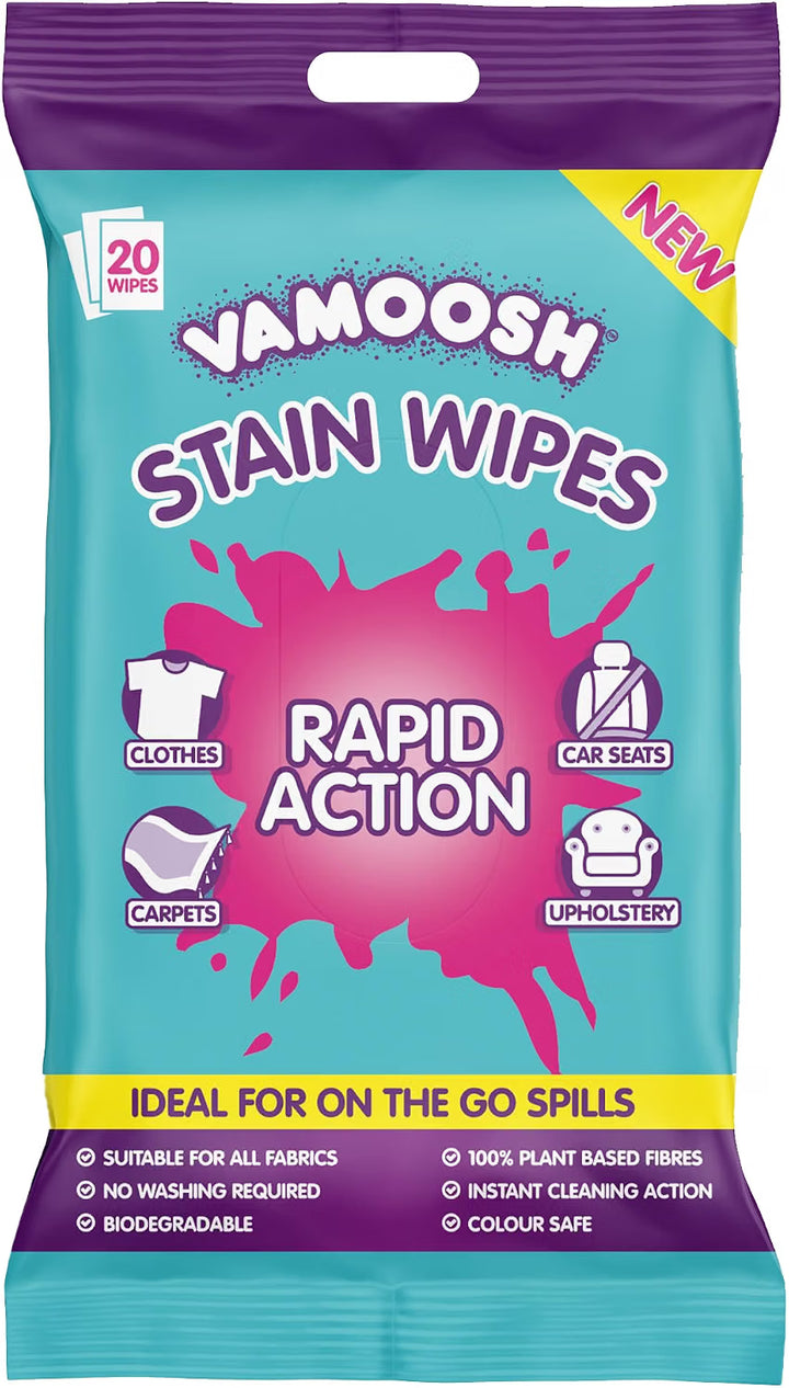 Vamoosh Rapid Action Stain Remover Wipes