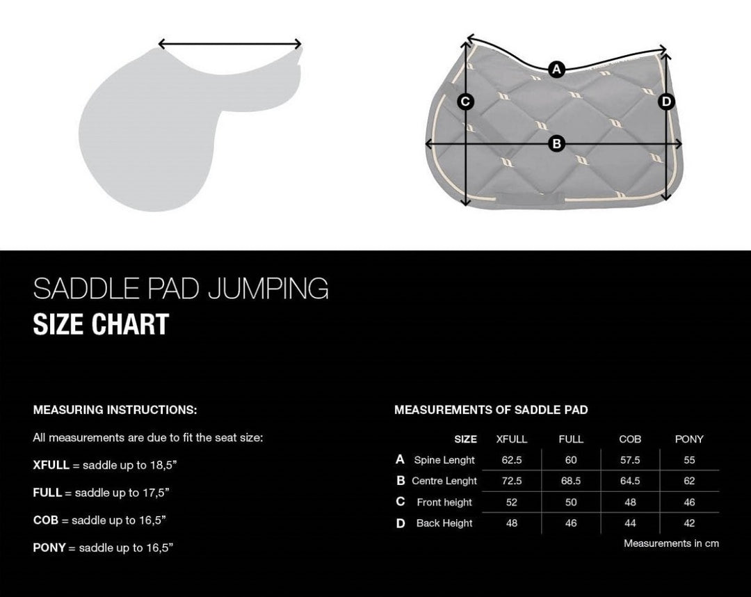 Night Collection - Jumping Saddle Pads - Top Paddock