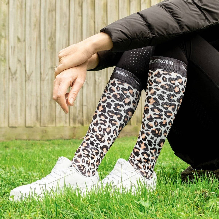 Walk On The Wild Side Compression Riding Socks - Top Paddock