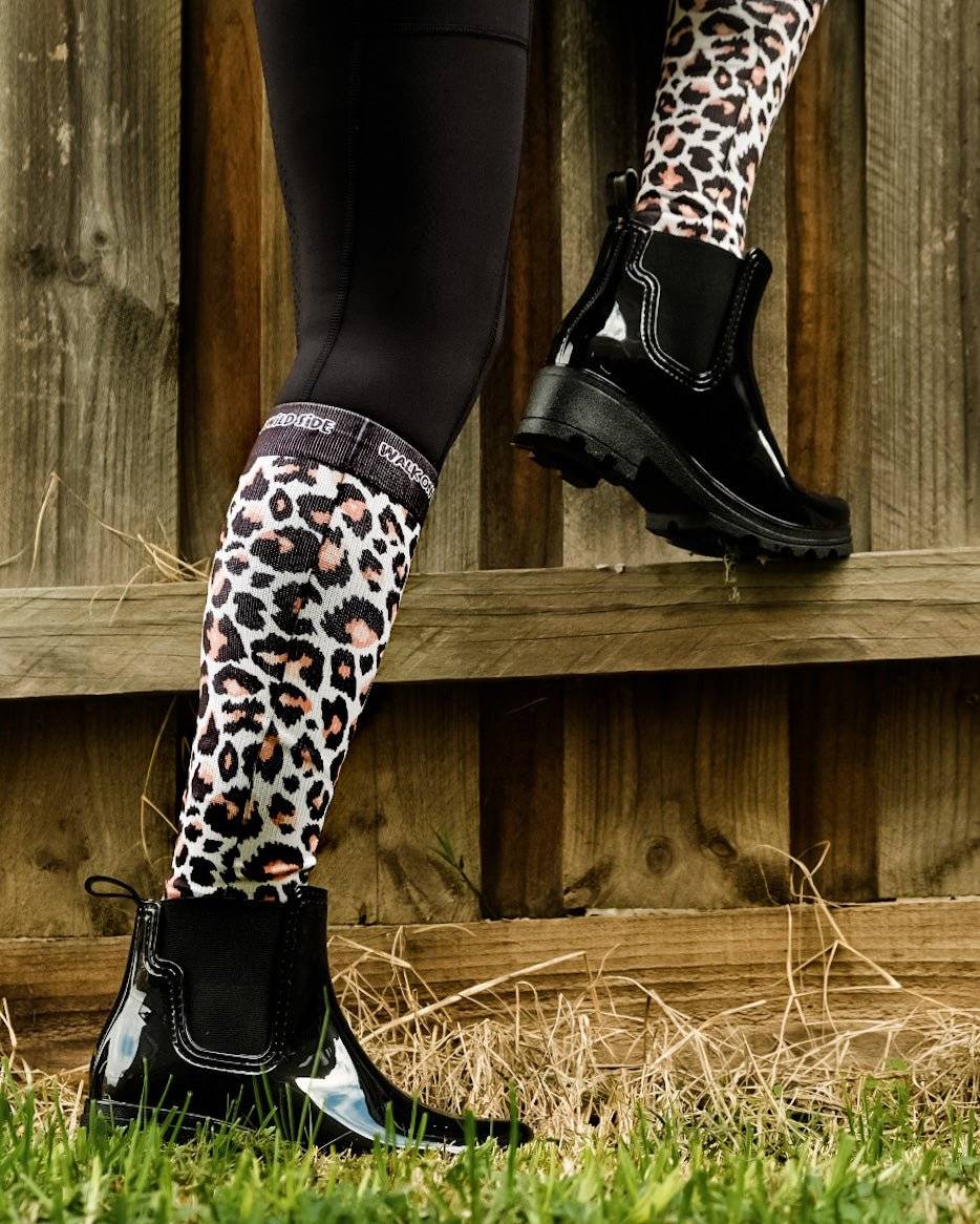 Walk On The Wild Side Compression Riding Socks - Top Paddock